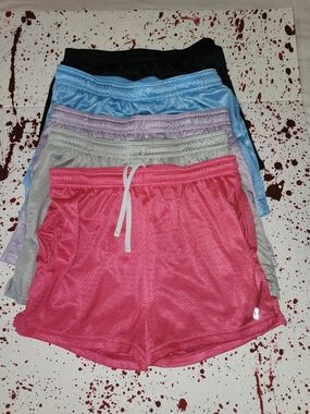 Oliberty Women's Athletic Mesh Shorts - Multi Color 5 Pairs